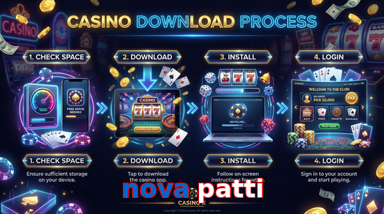 Game list for Nova Patti download section